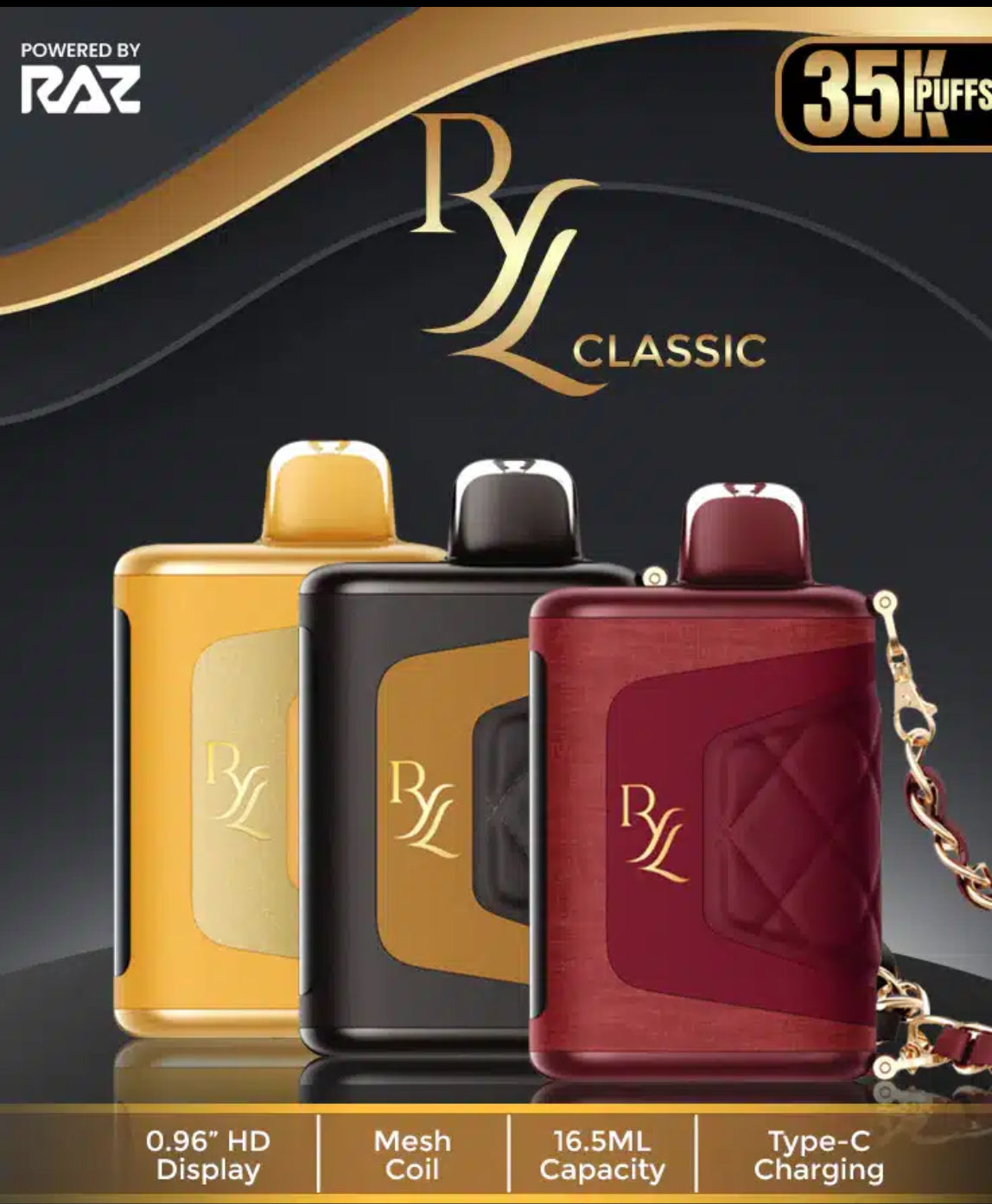 RAZ RYL Classic 5% 35000 Puffs Disposables